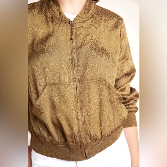 Maeve by Anthropologie Olive Bomber Jacket - Picture 2 of 7